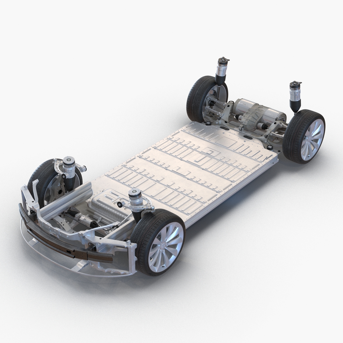 3D Tesla Model S Chassis