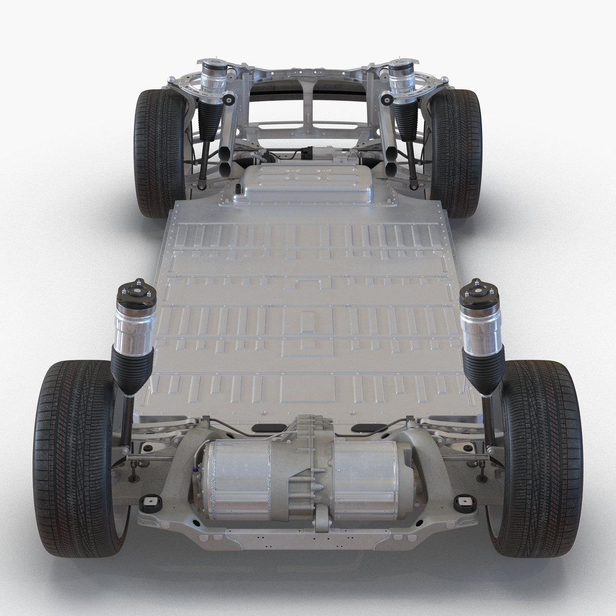 3D Tesla Model S Chassis