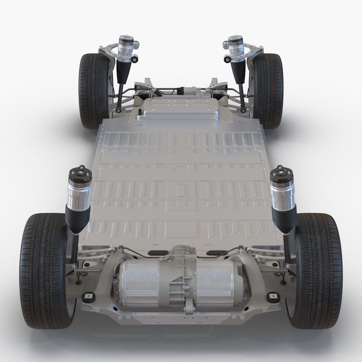 3D Tesla Model S Chassis 2 model