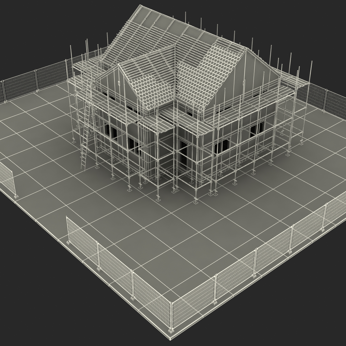 3D Private House Construction