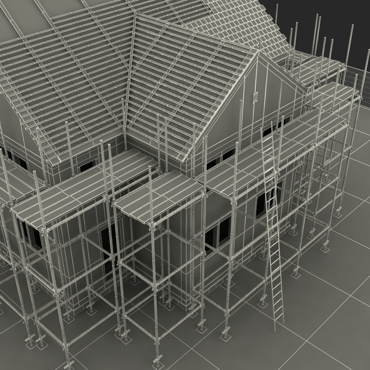 3D Private House Construction