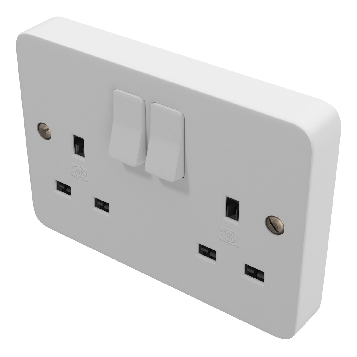 3D model UK Electrical Outlet