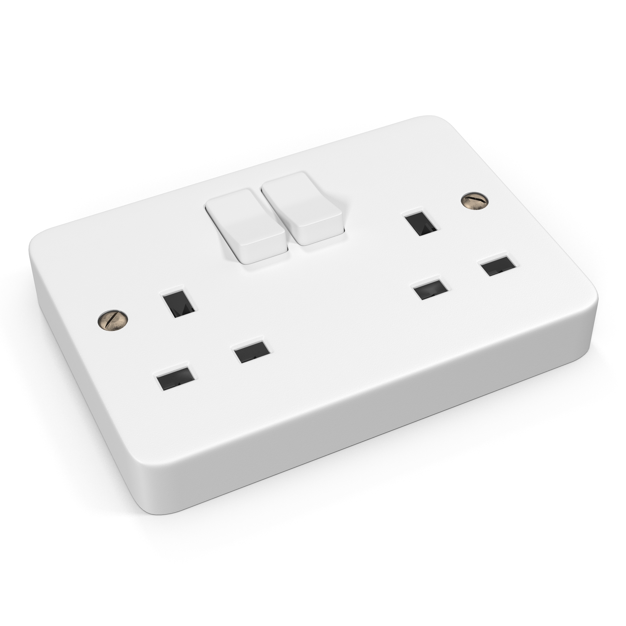 3D UK Electrical Outlet Generic model