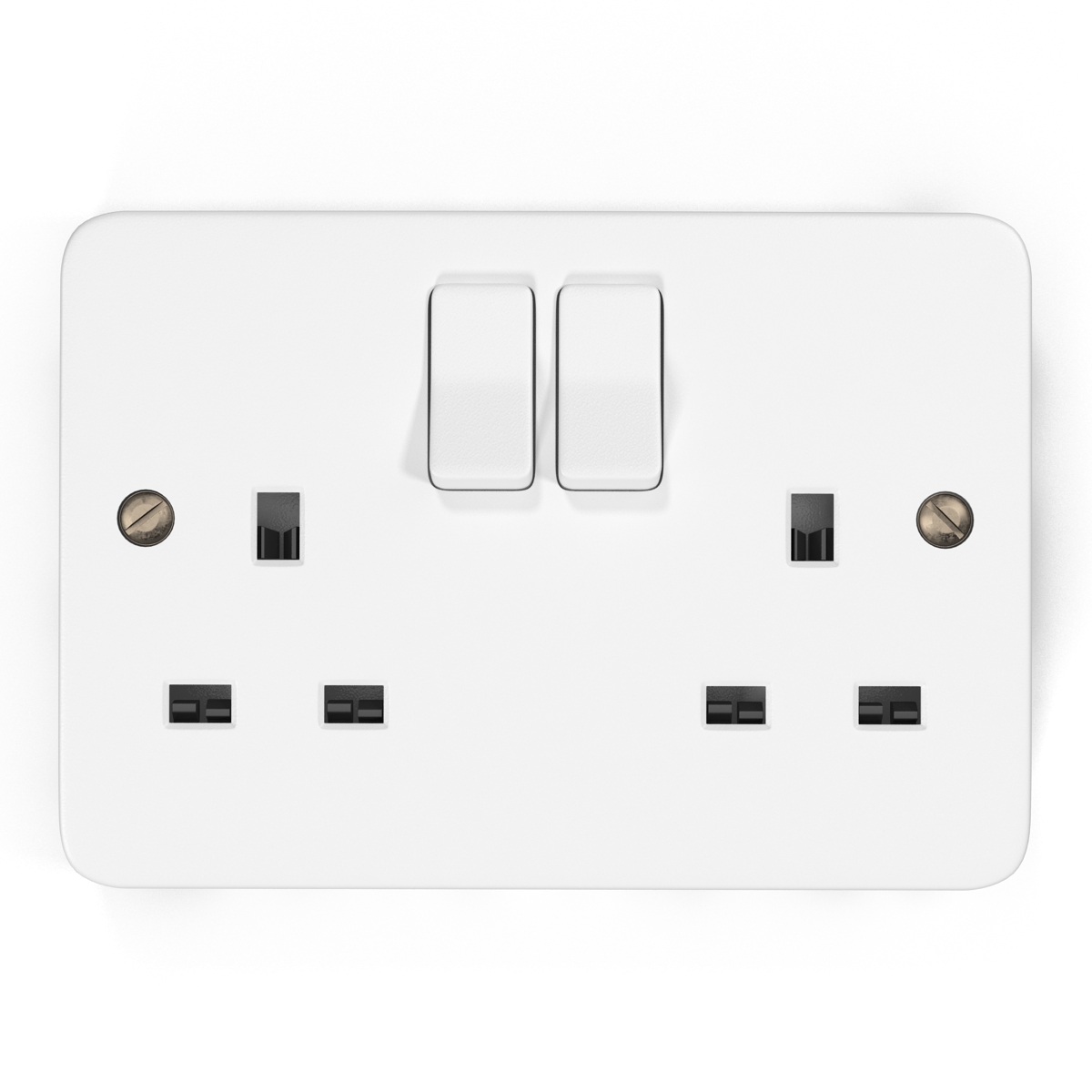 3D UK Electrical Outlet Generic model