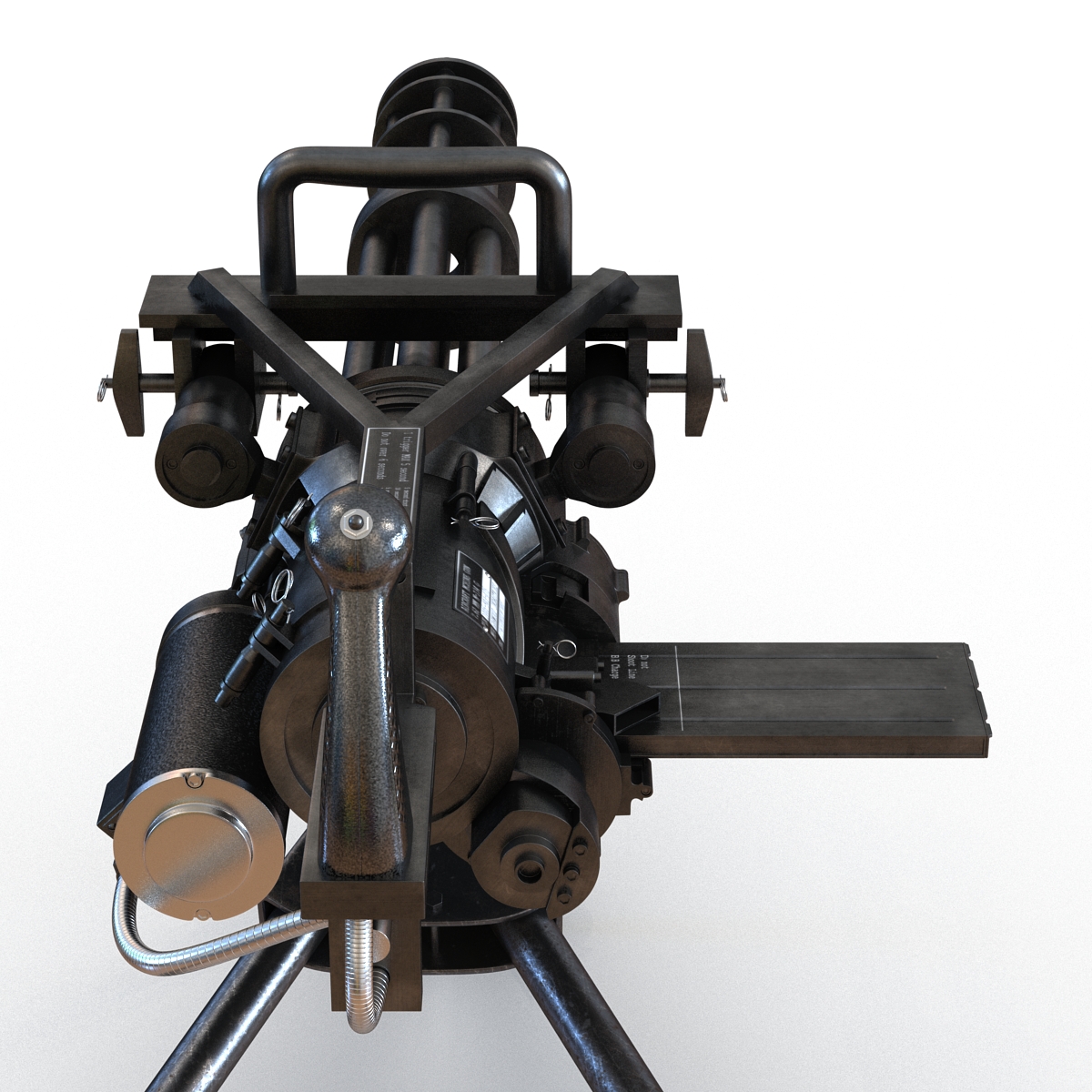 3D model Minigun Tripod Mount