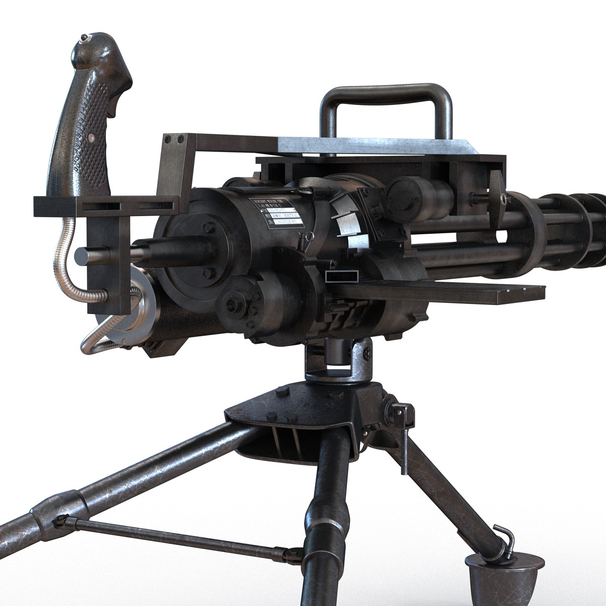 3D model Minigun Tripod Mount