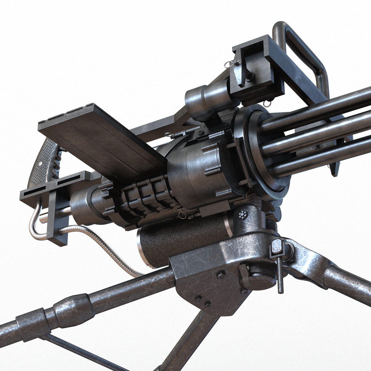 3D model Minigun Tripod Mount