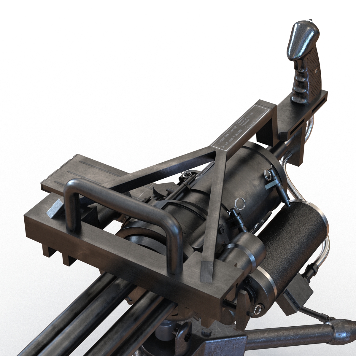 3D model Minigun Tripod Mount