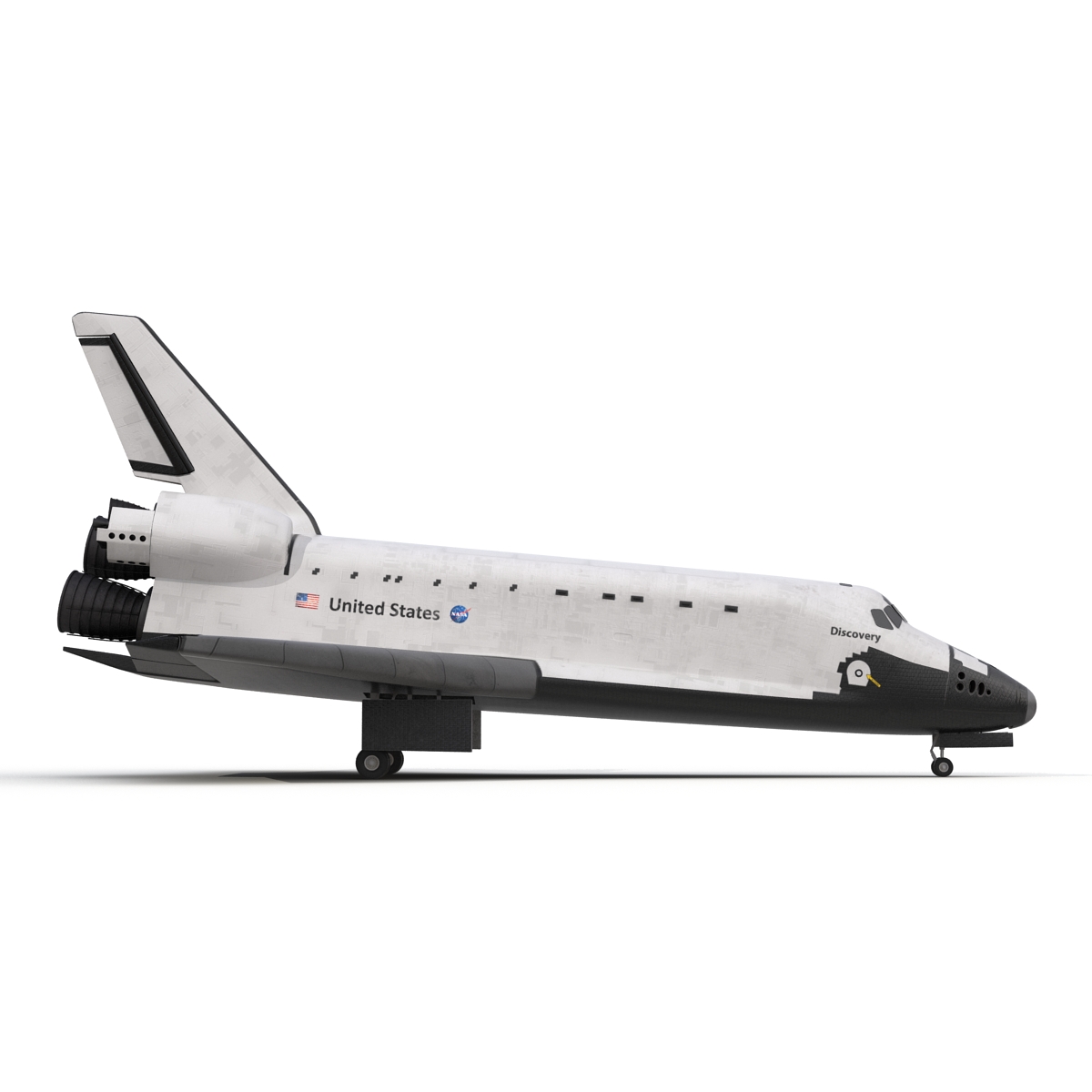 3D Space Shuttle Discovery model