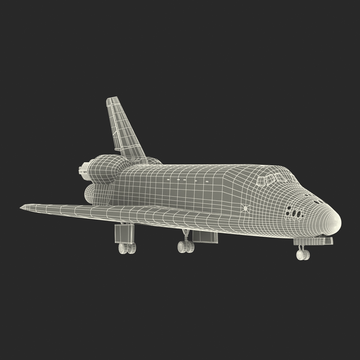 3D Space Shuttle Discovery model