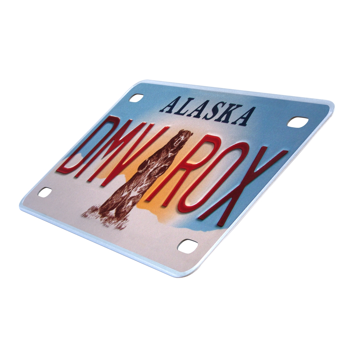 3D model Alaska License Plate