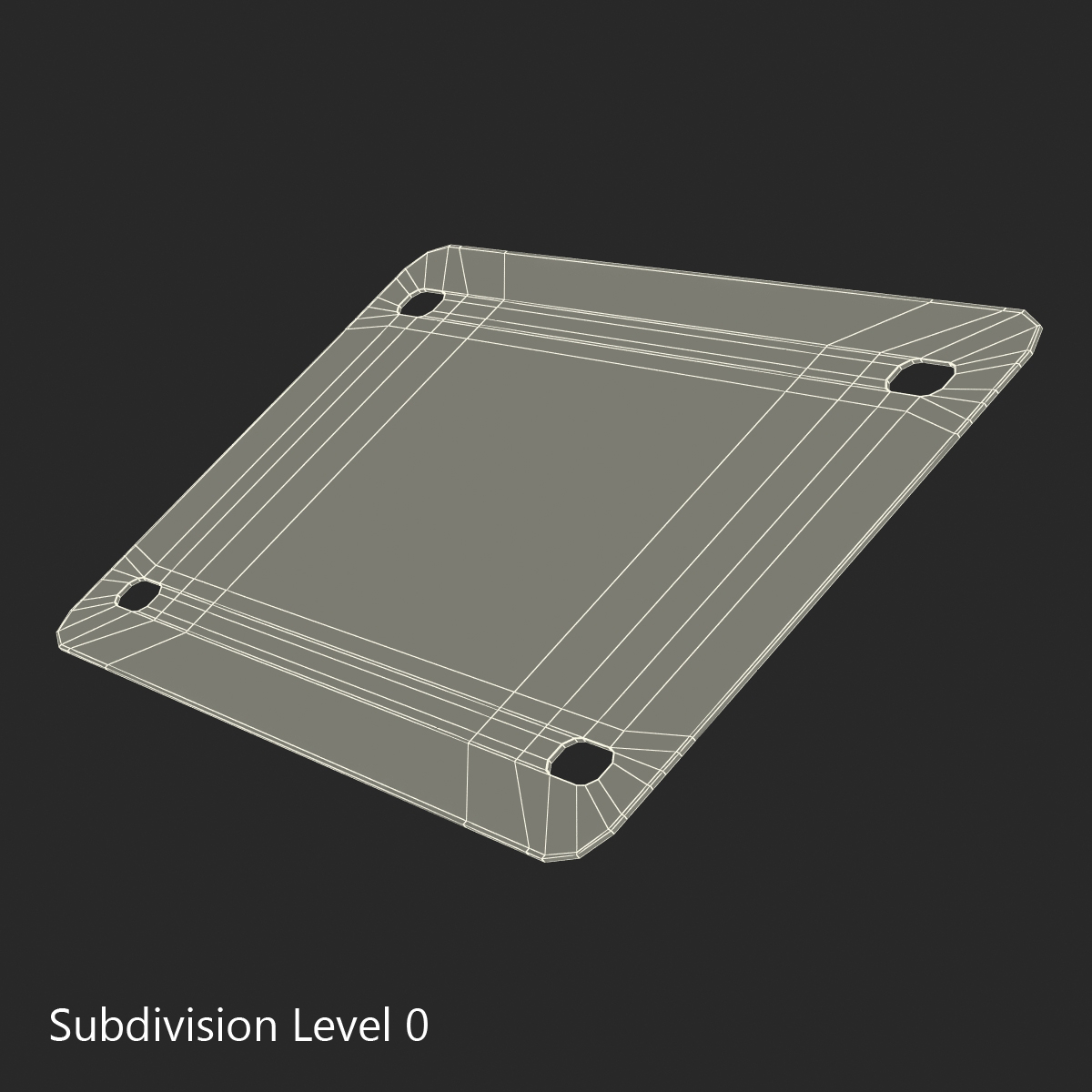 3D model Alaska License Plate