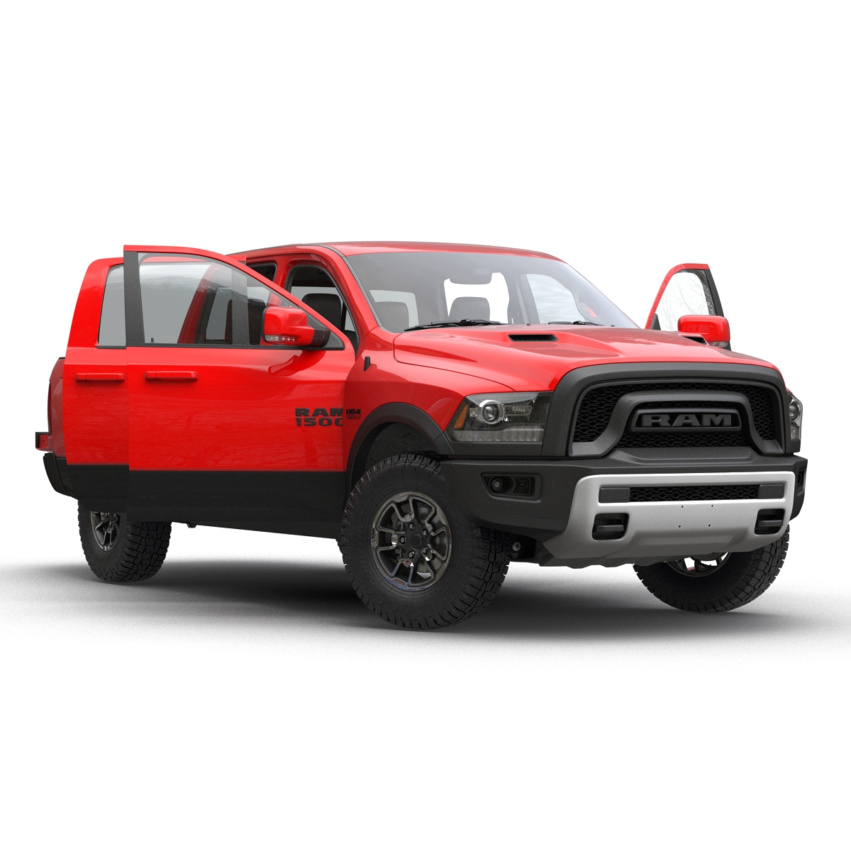 3D Dodge Ram Rebel 2016 Pikup