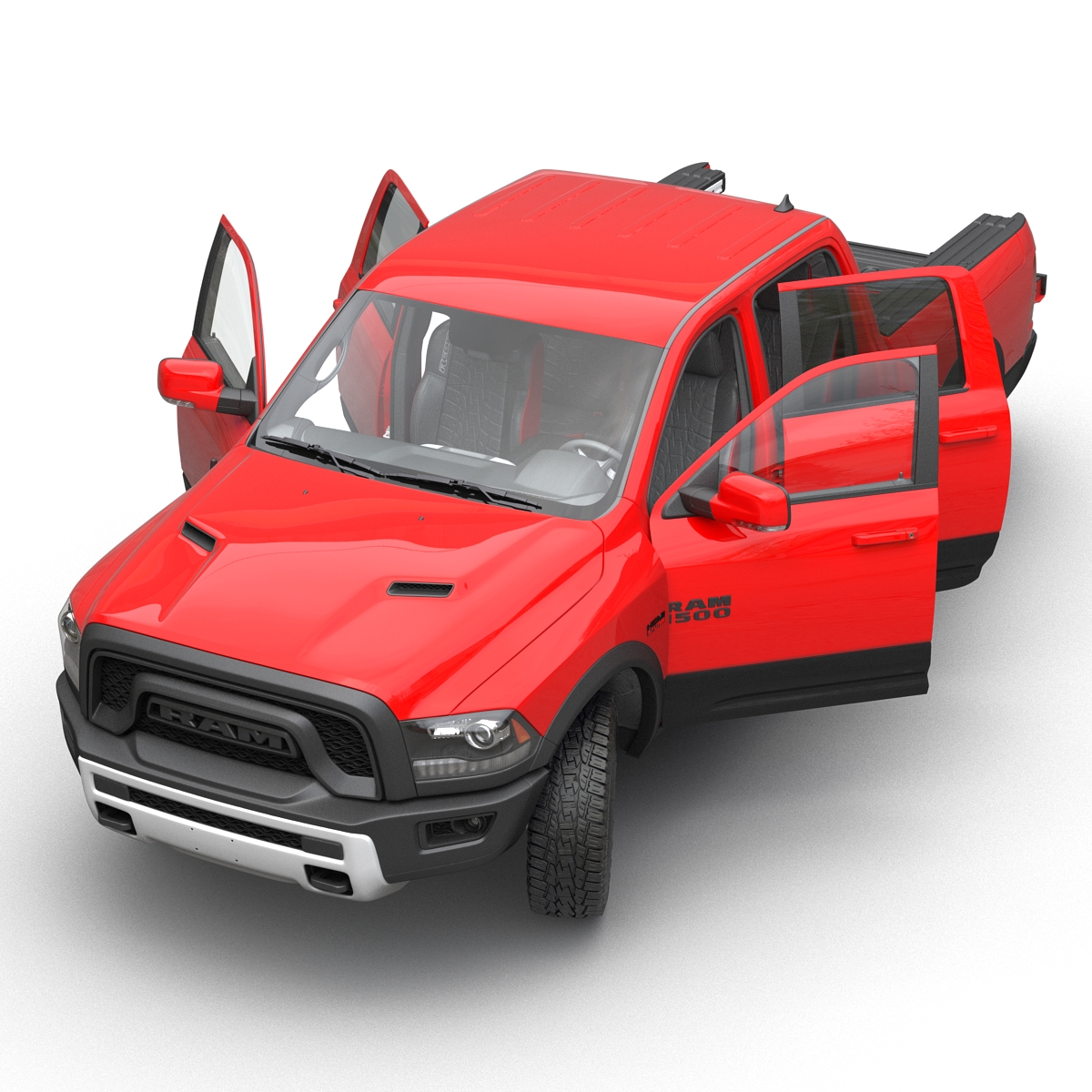 3D Dodge Ram Rebel 2016 Pikup