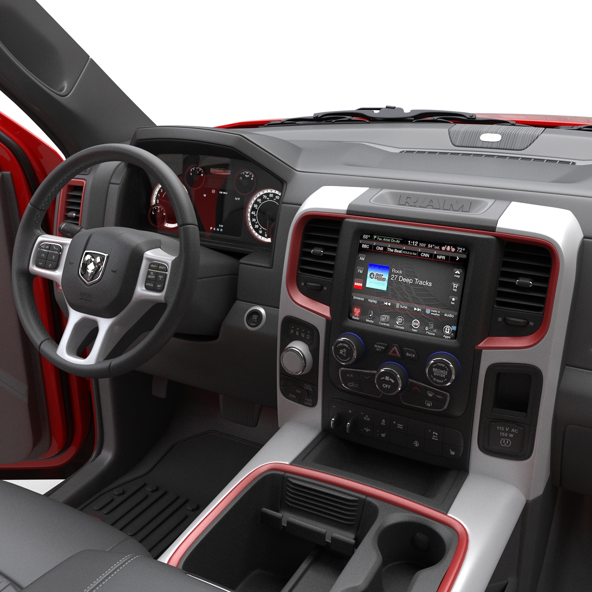 3D Dodge Ram Rebel 2016 Pikup