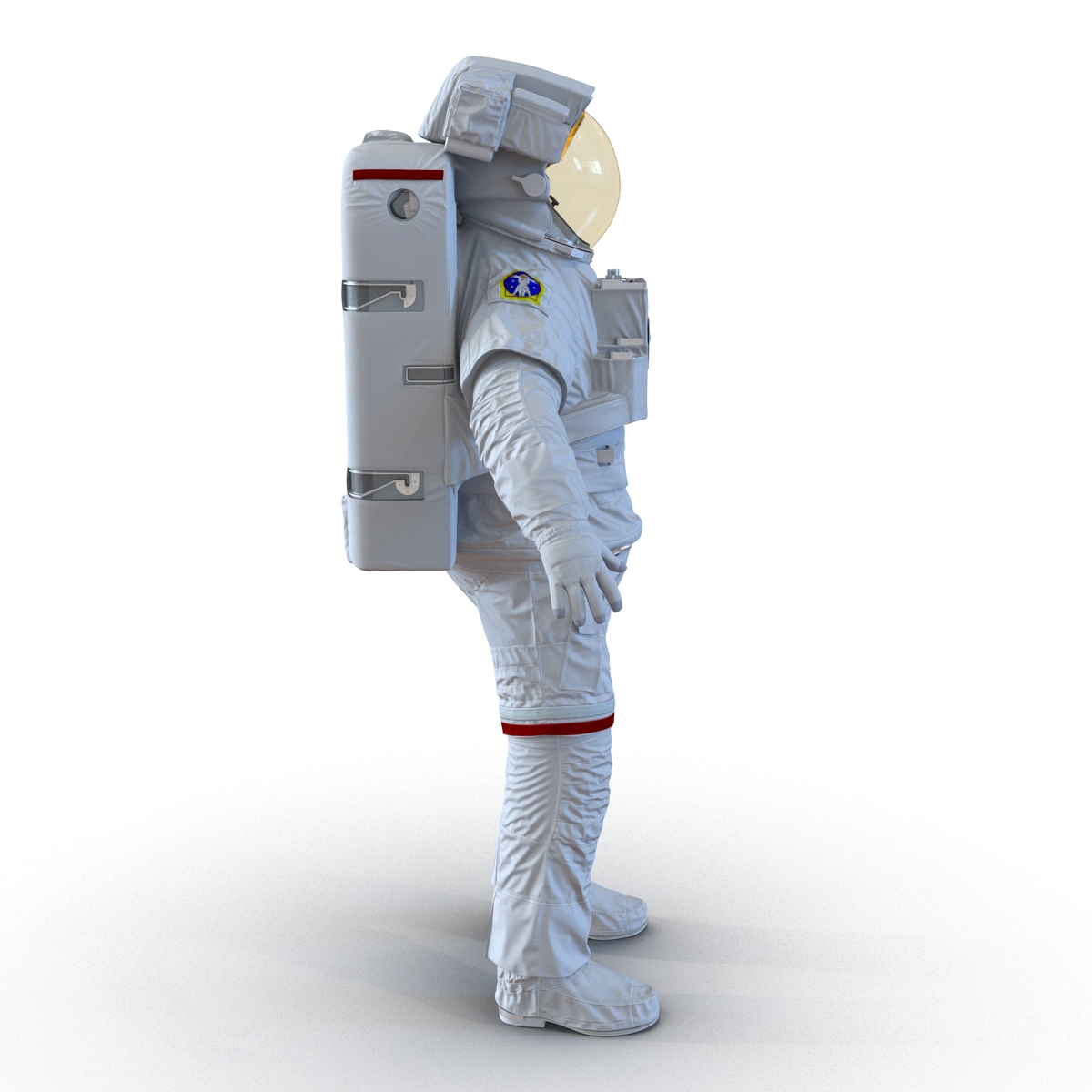 3D model Extravehicular Mobility Unit Rigged