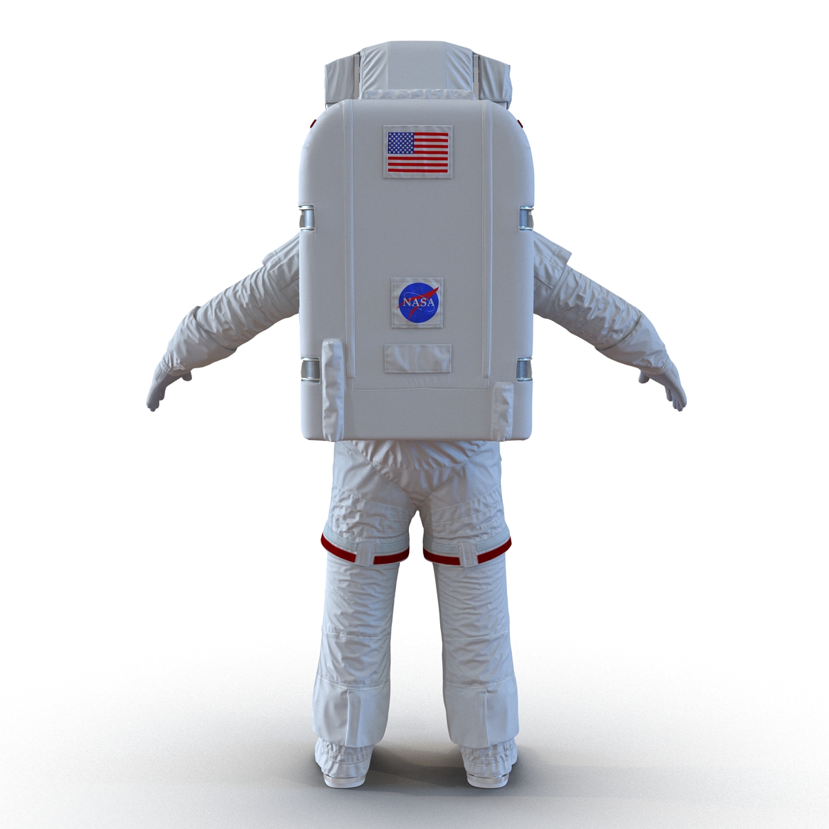 3D model Extravehicular Mobility Unit Rigged