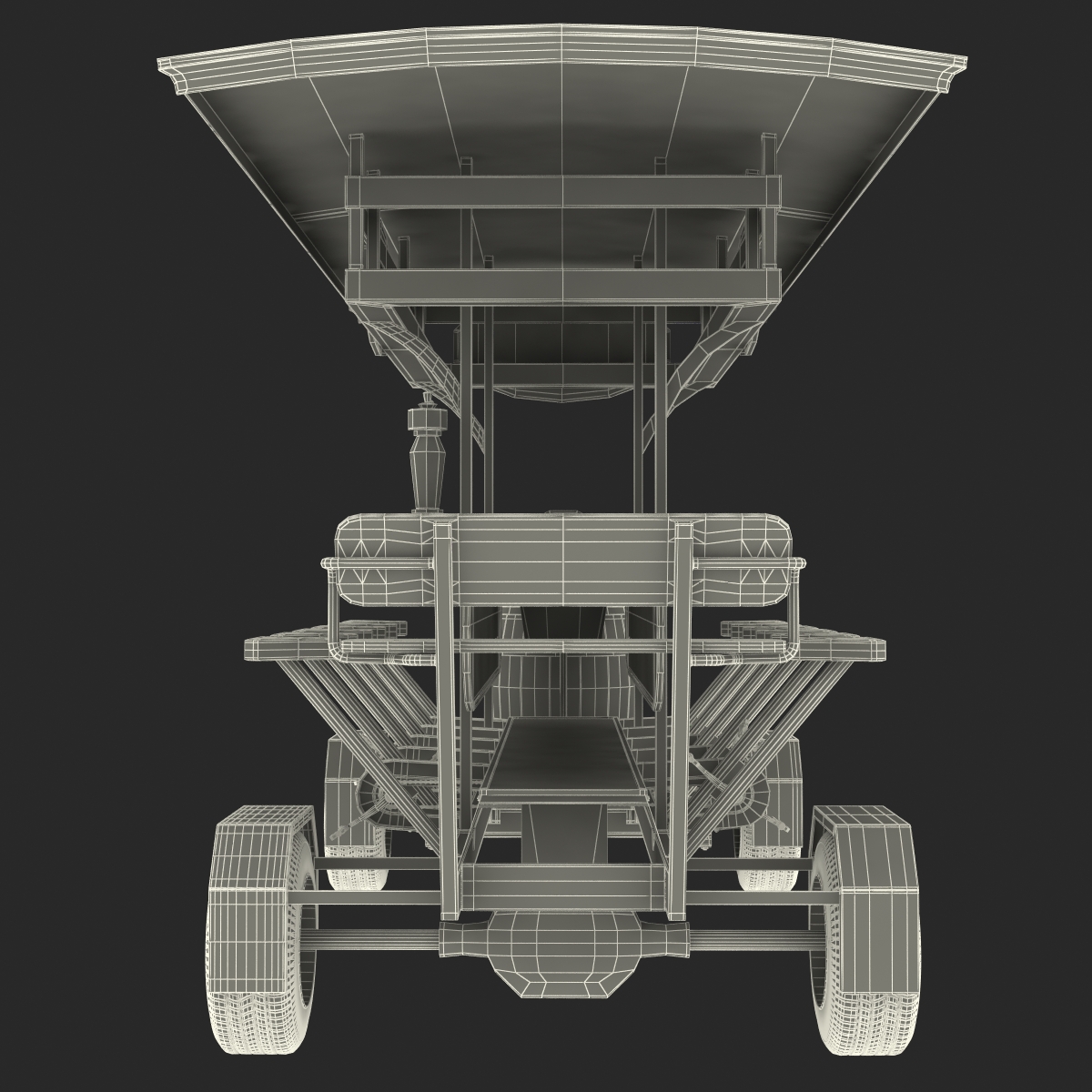 3D Pedal Pub Rigged