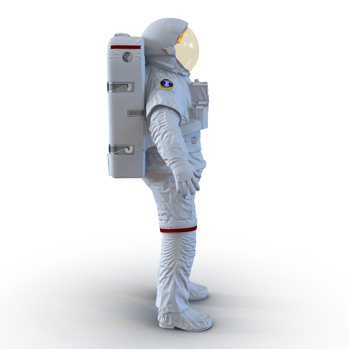 Extravehicular Mobility Unit without Visor Rigged 3D model