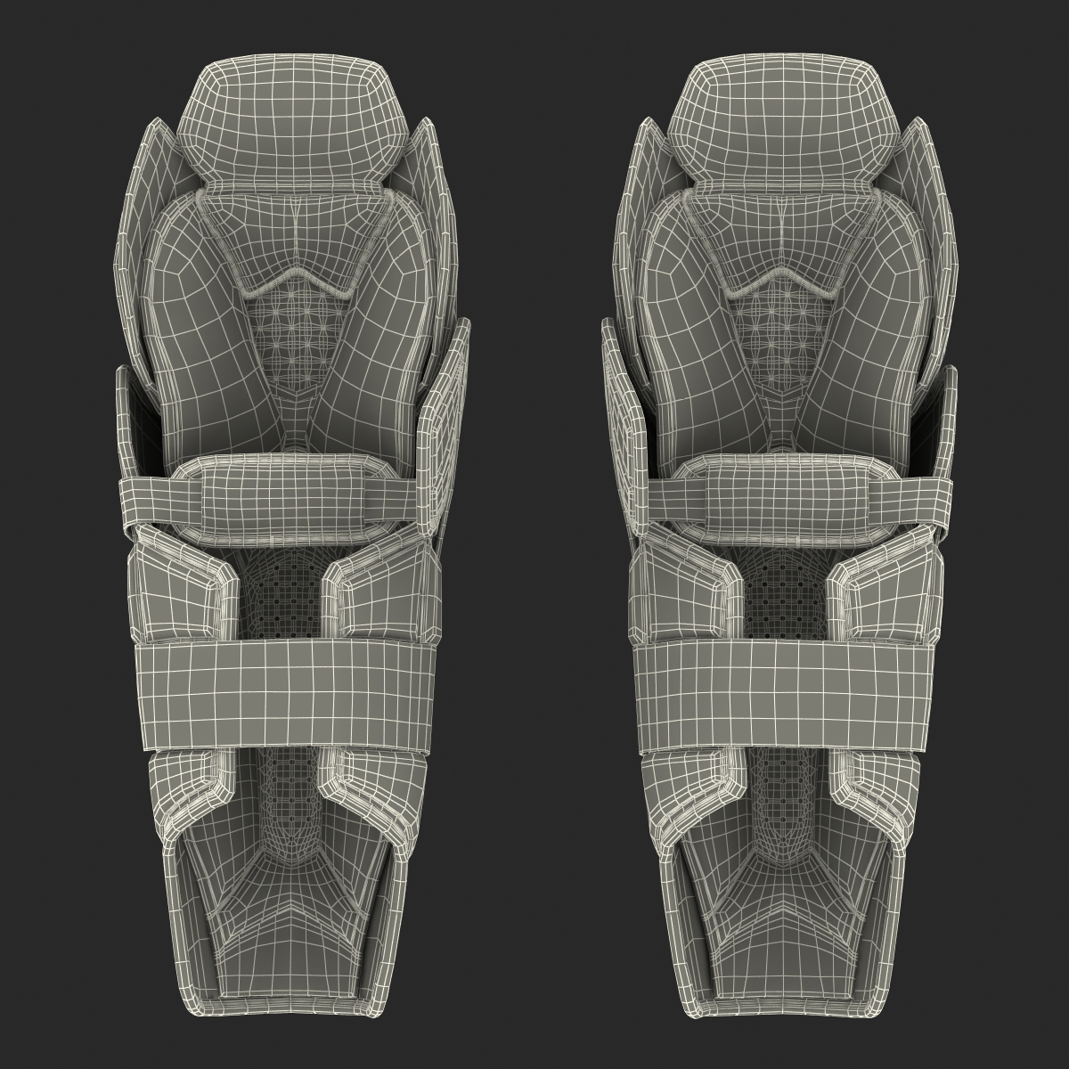 3D Hockey Shin Pads