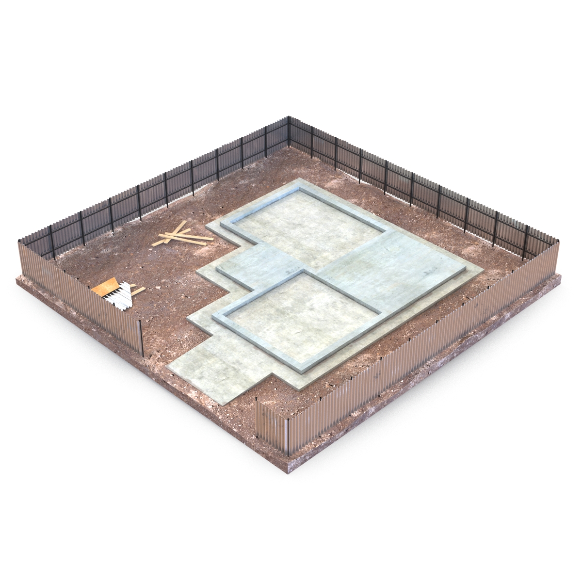 Construction Site 3 3D model