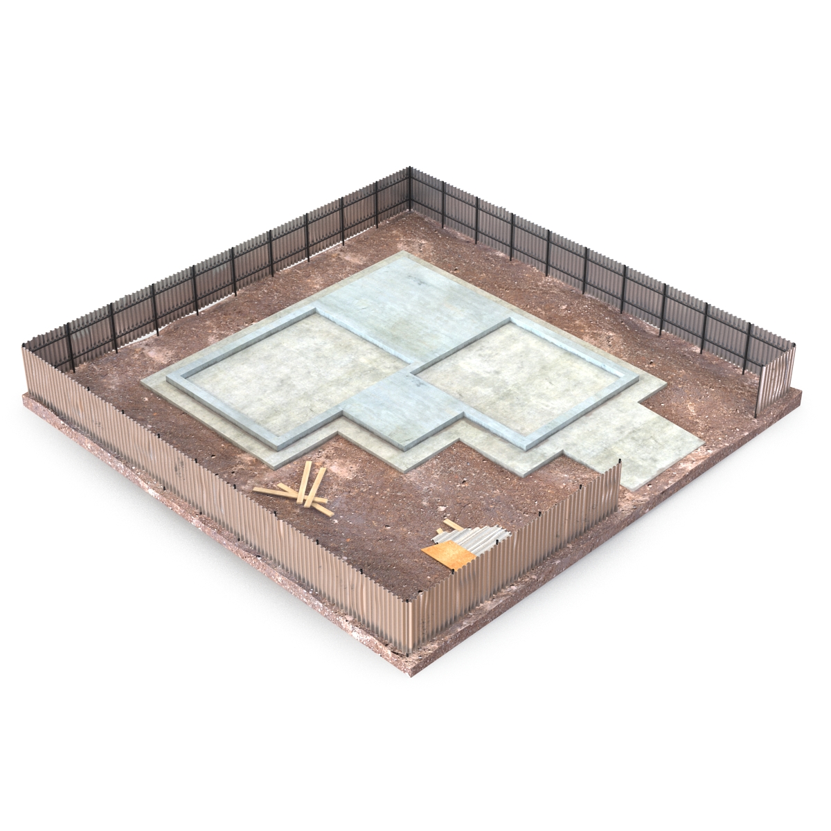 Construction Site 3 3D model