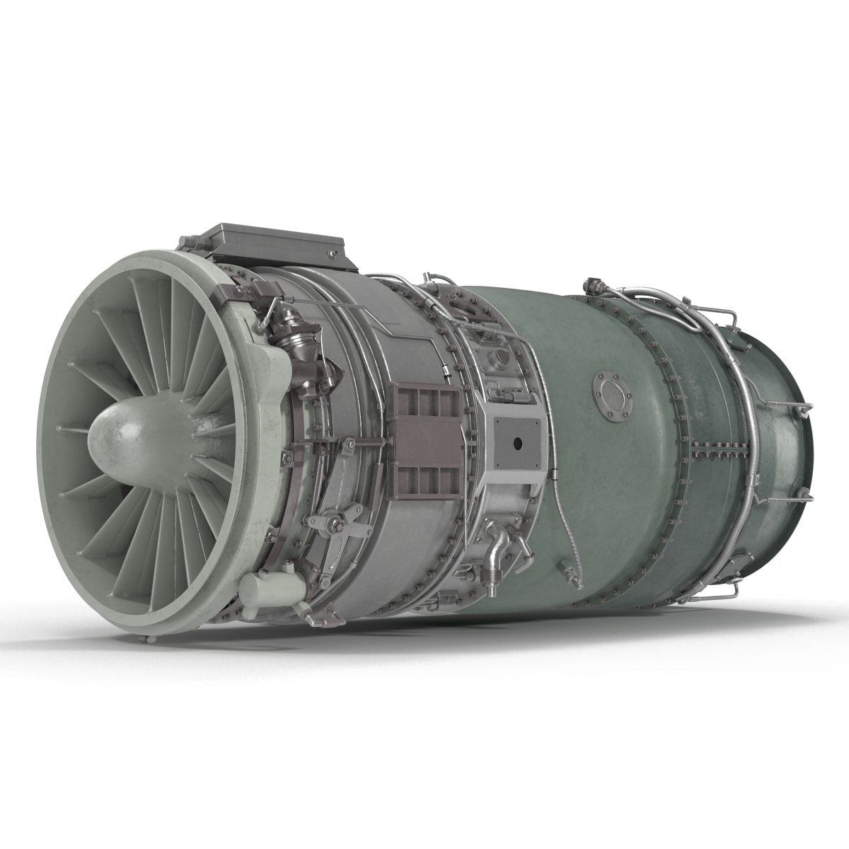 3D model Turbojet Engine