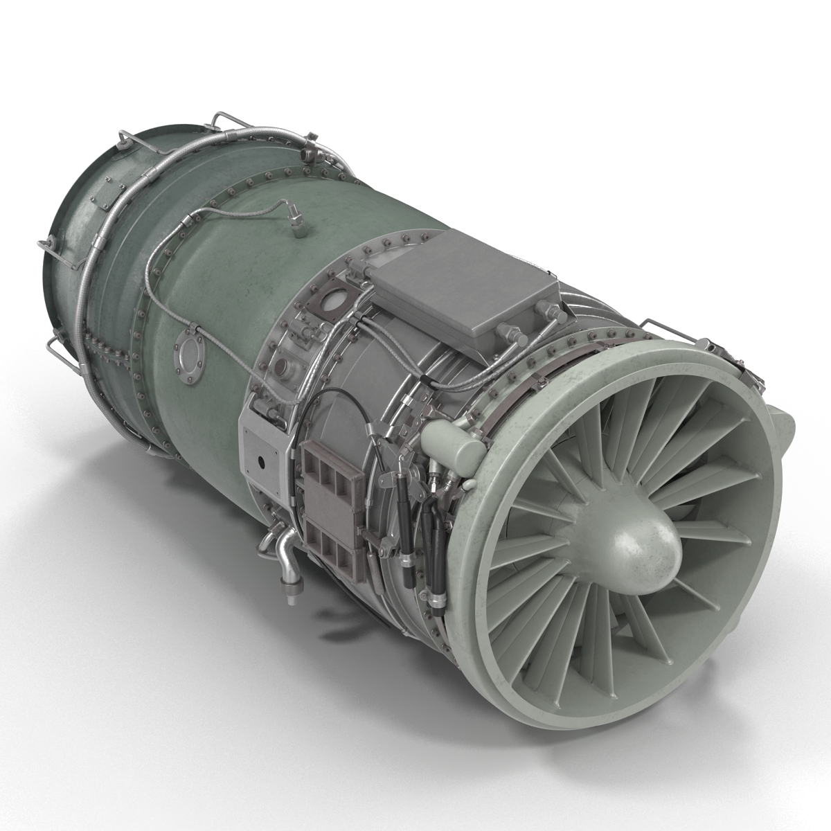 3D model Turbojet Engine