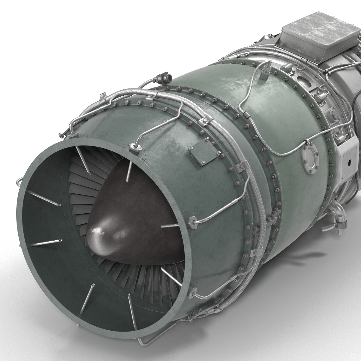 3D model Turbojet Engine