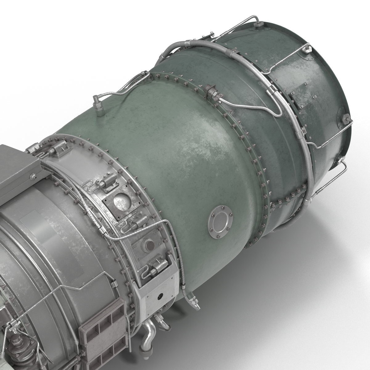 3D model Turbojet Engine