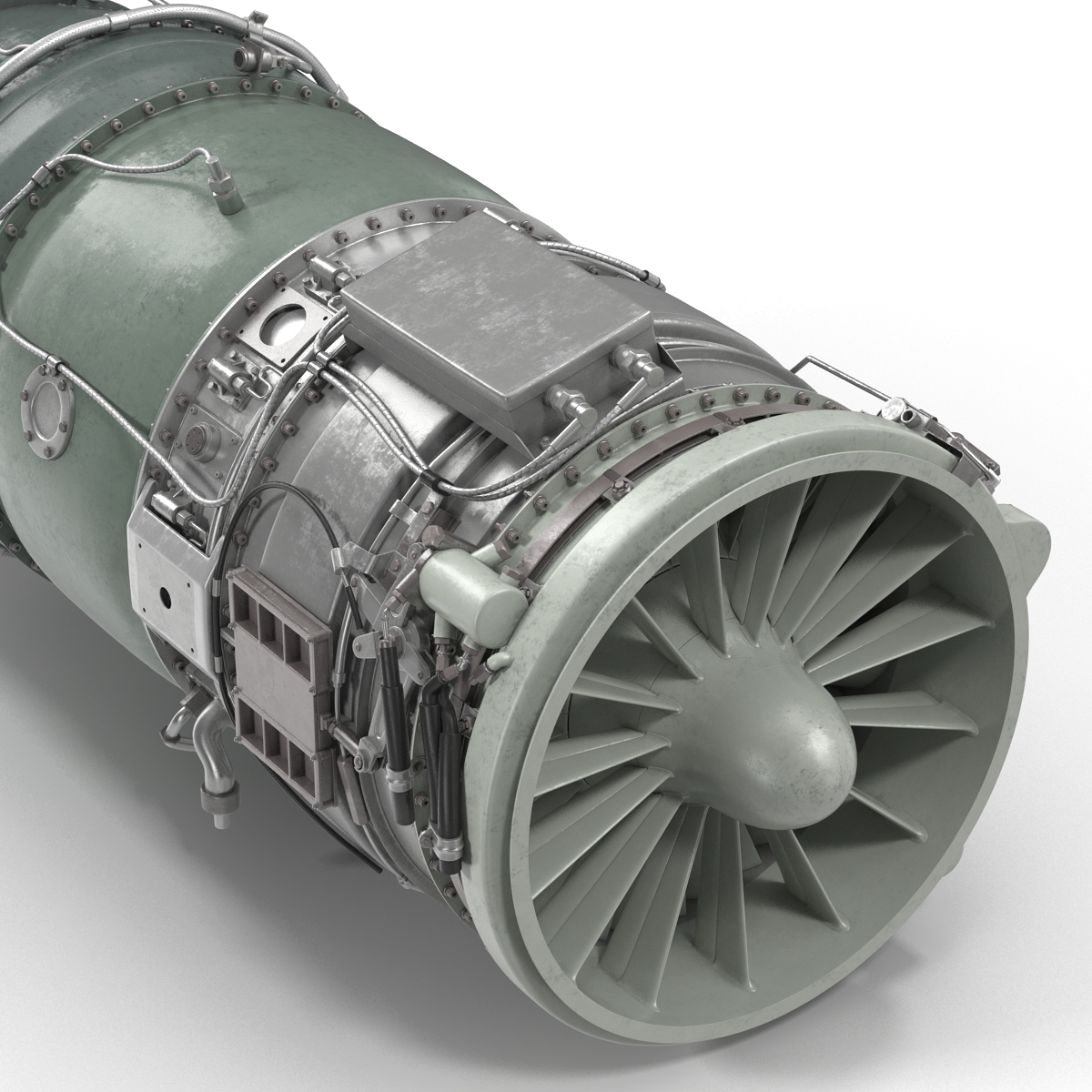 3D model Turbojet Engine