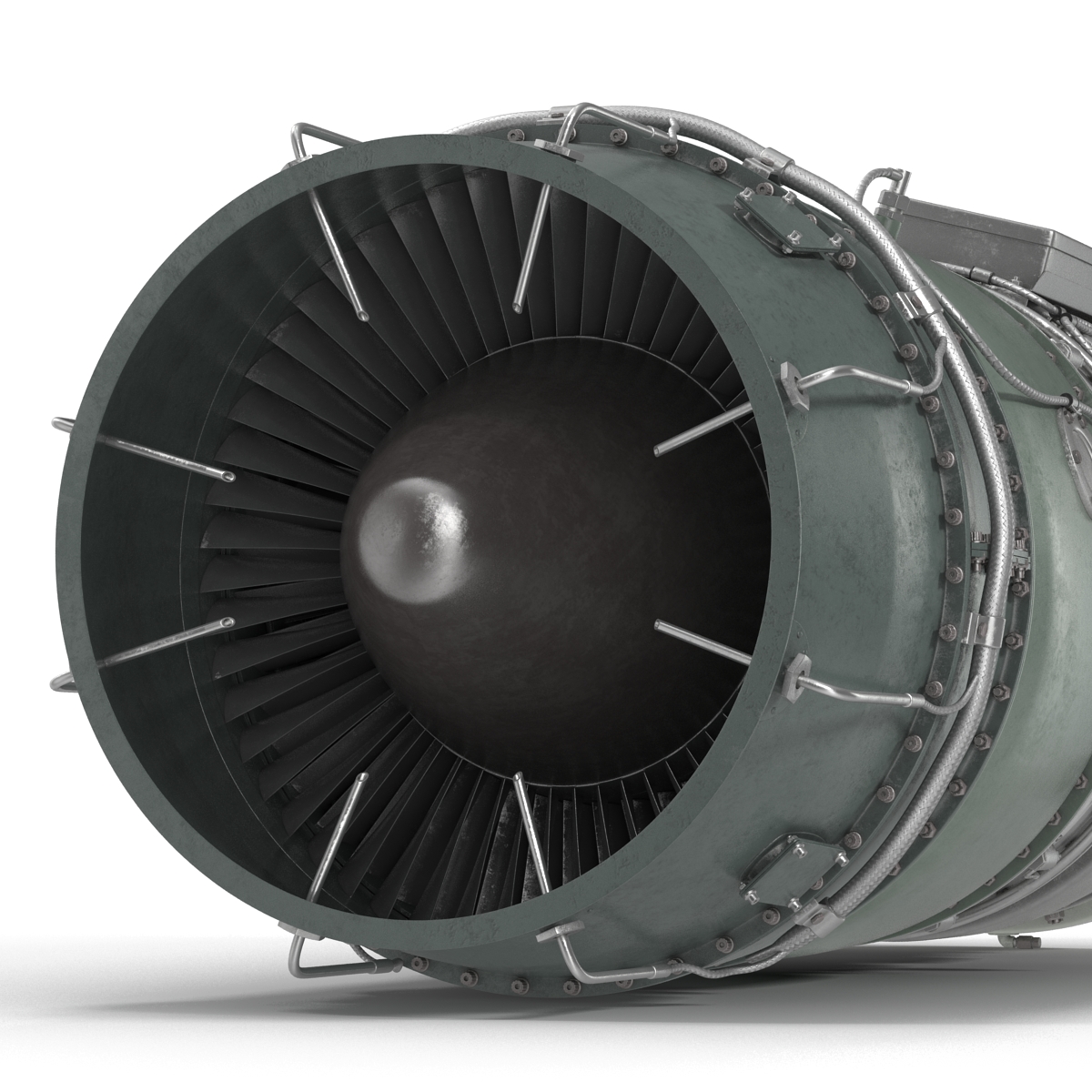 3D model Turbojet Engine