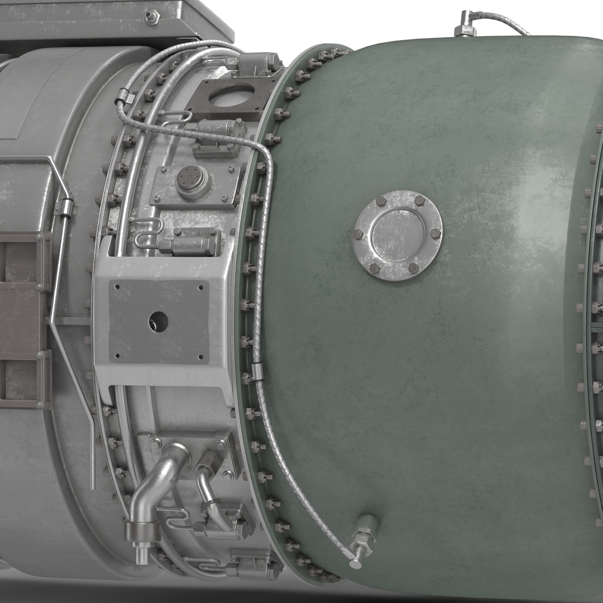 3D model Turbojet Engine