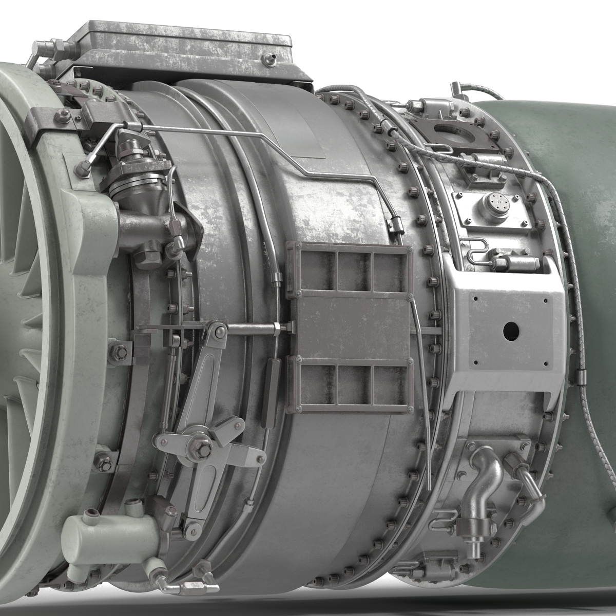 3D model Turbojet Engine