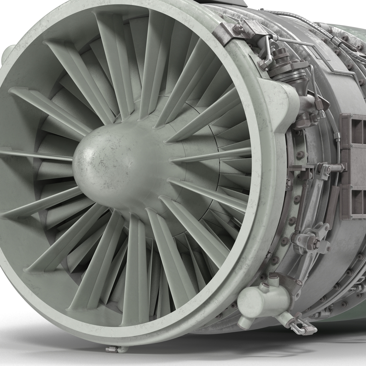 3D model Turbojet Engine