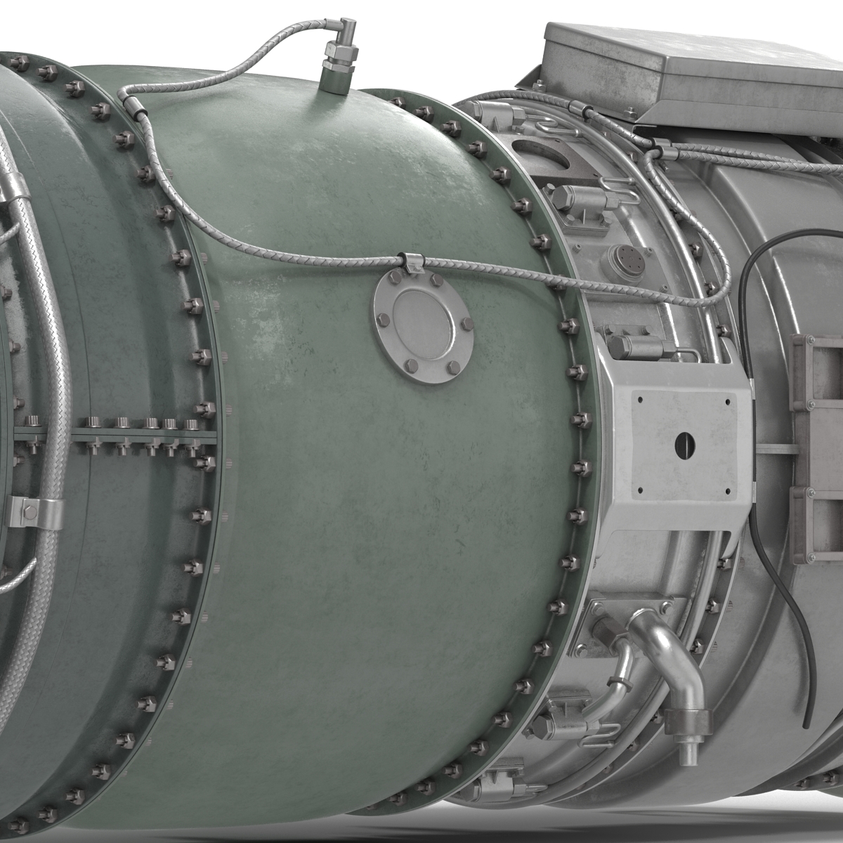 3D model Turbojet Engine