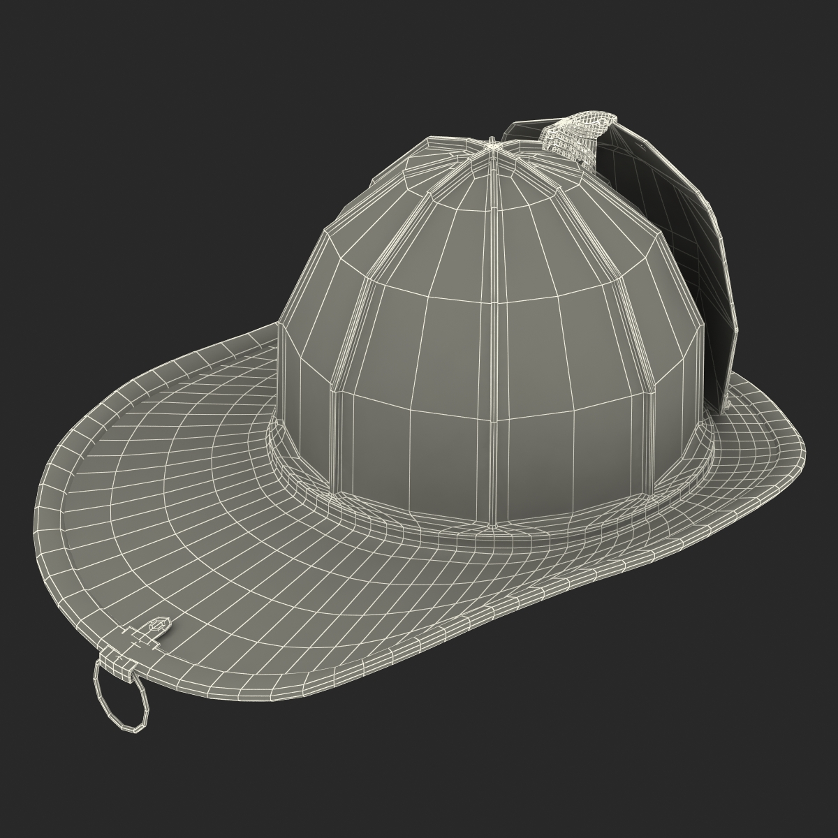 3D Fire Helmet 5 model