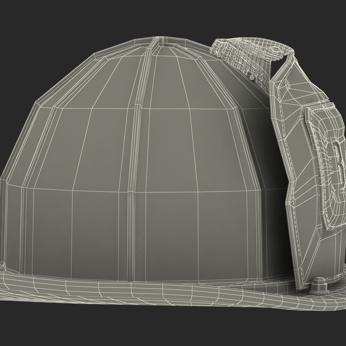 3D Fire Helmet 6 model