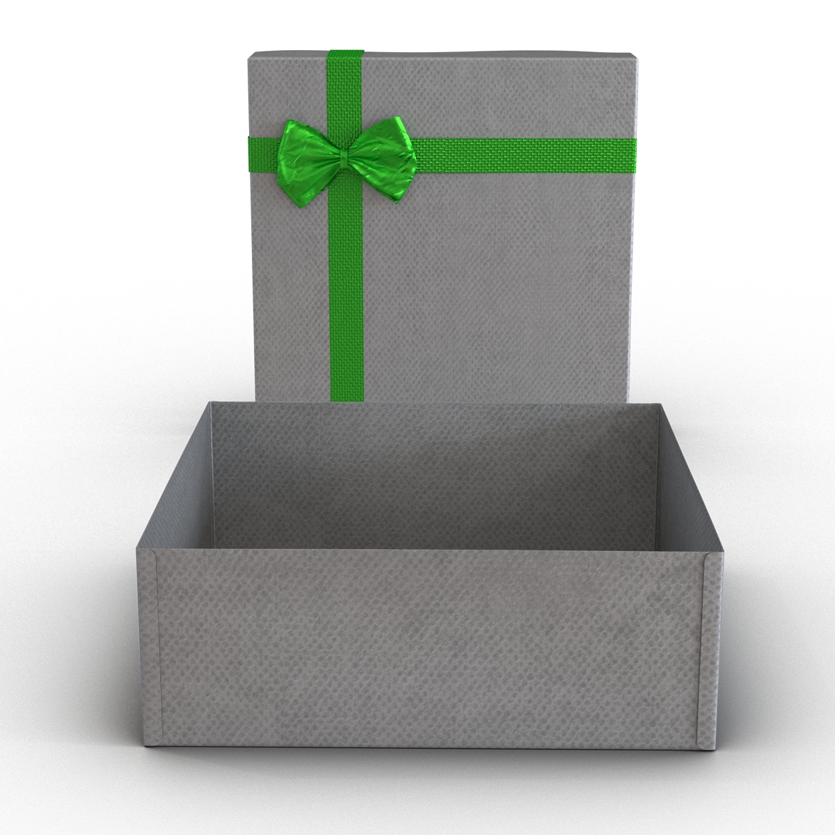 3D Giftbox 4 Silver