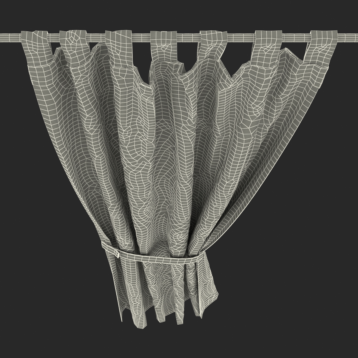 Curtain 3D model