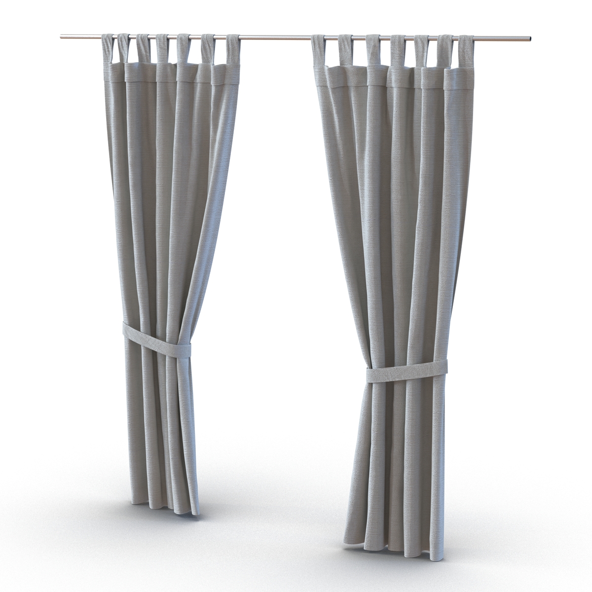 Curtain Gray 3D