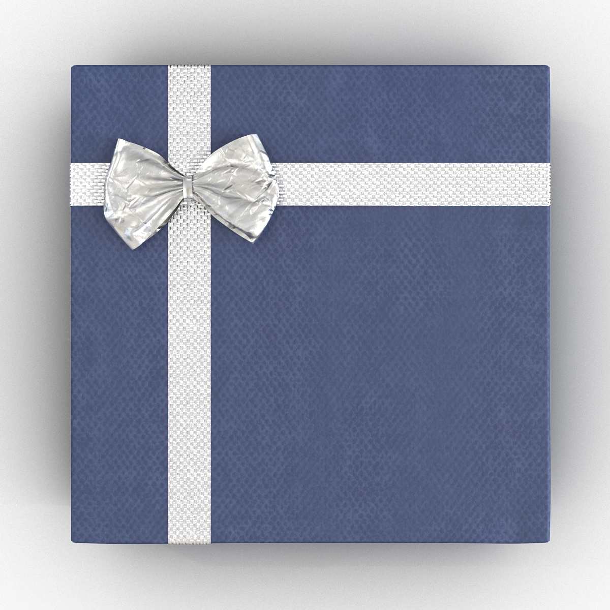 Giftbox 4 Blue 3D model