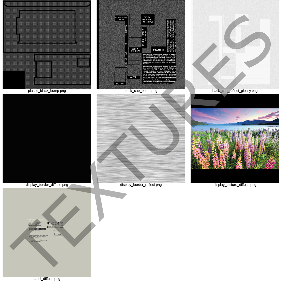 Generic LED TV 3D model