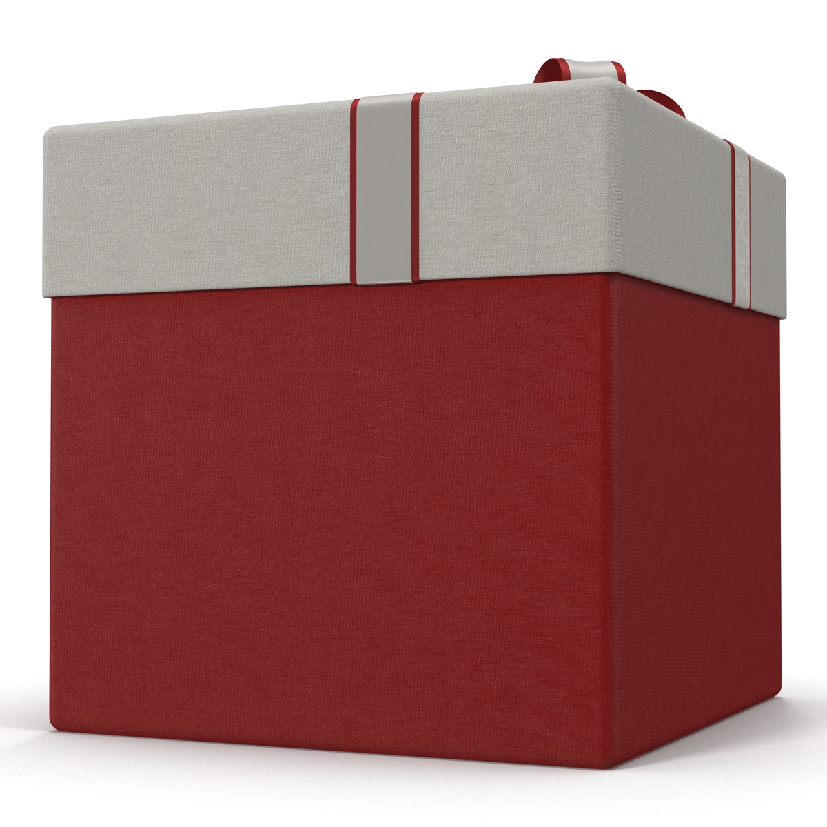 3D Giftbox 3 Red model