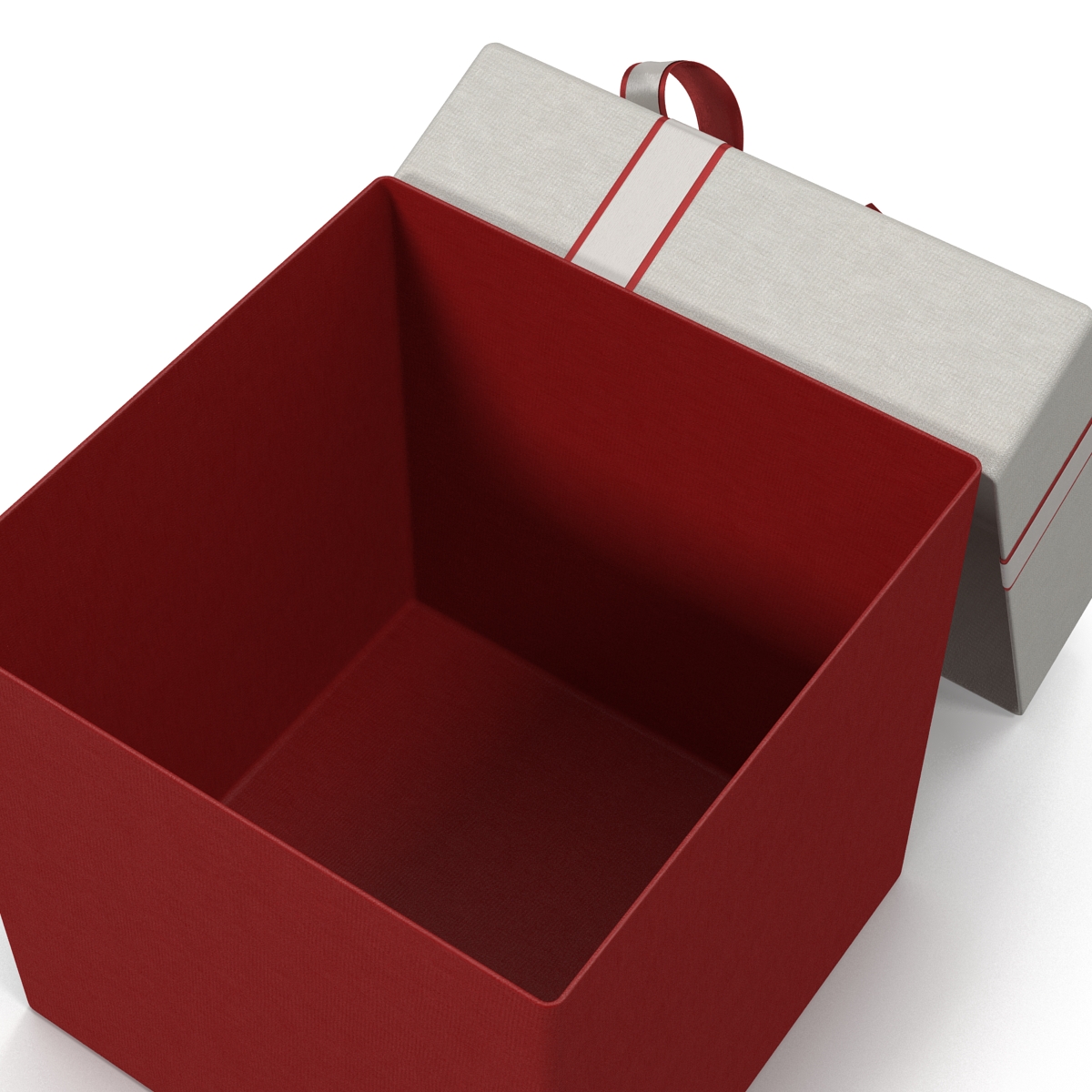 3D Giftbox 3 Red model