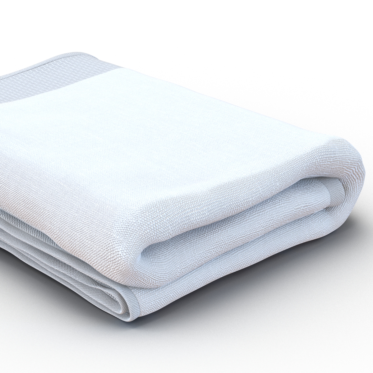 3D Towel White