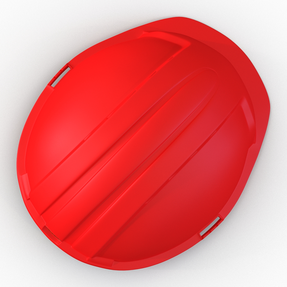 Safety Helmet Red 3D