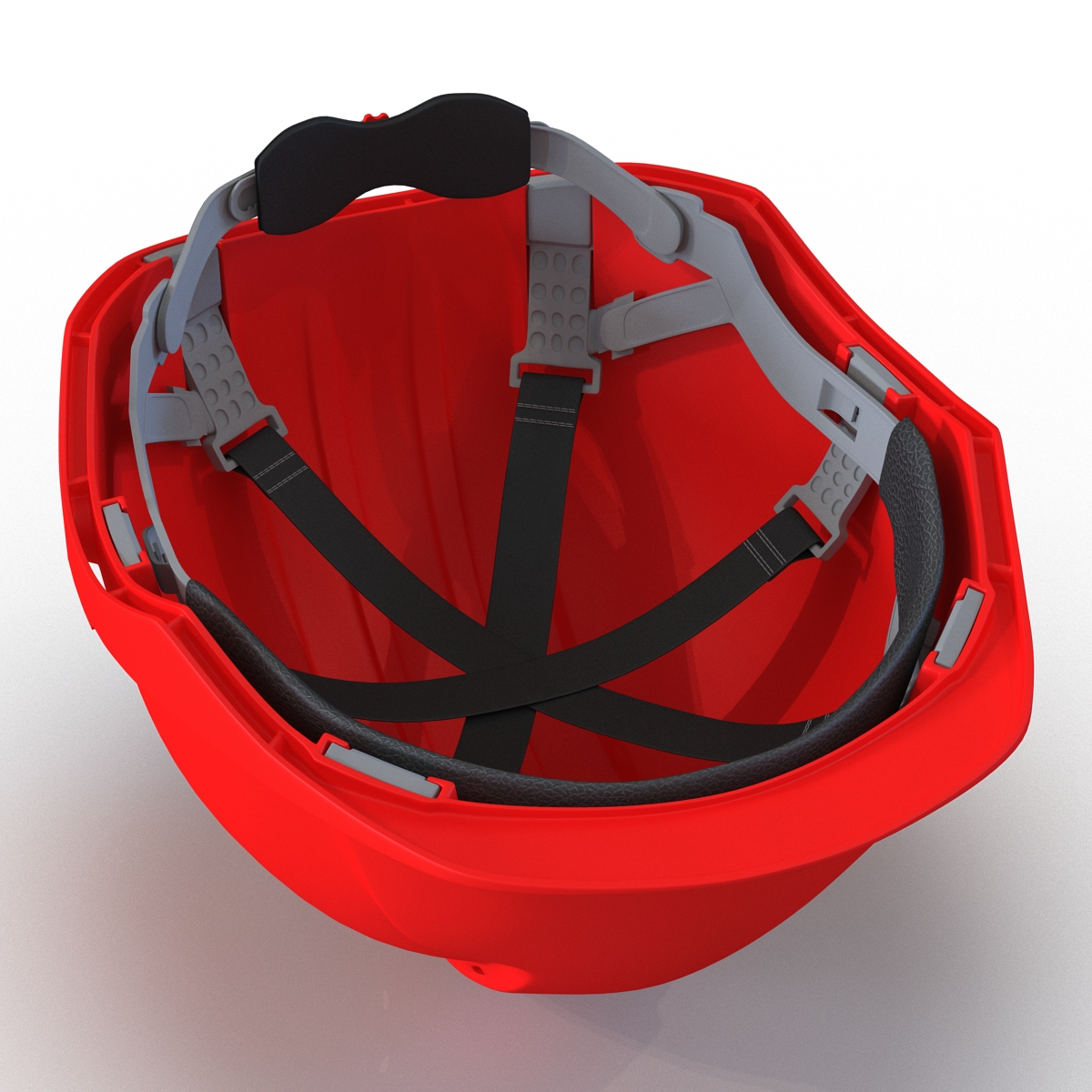 Safety Helmet Red 3D