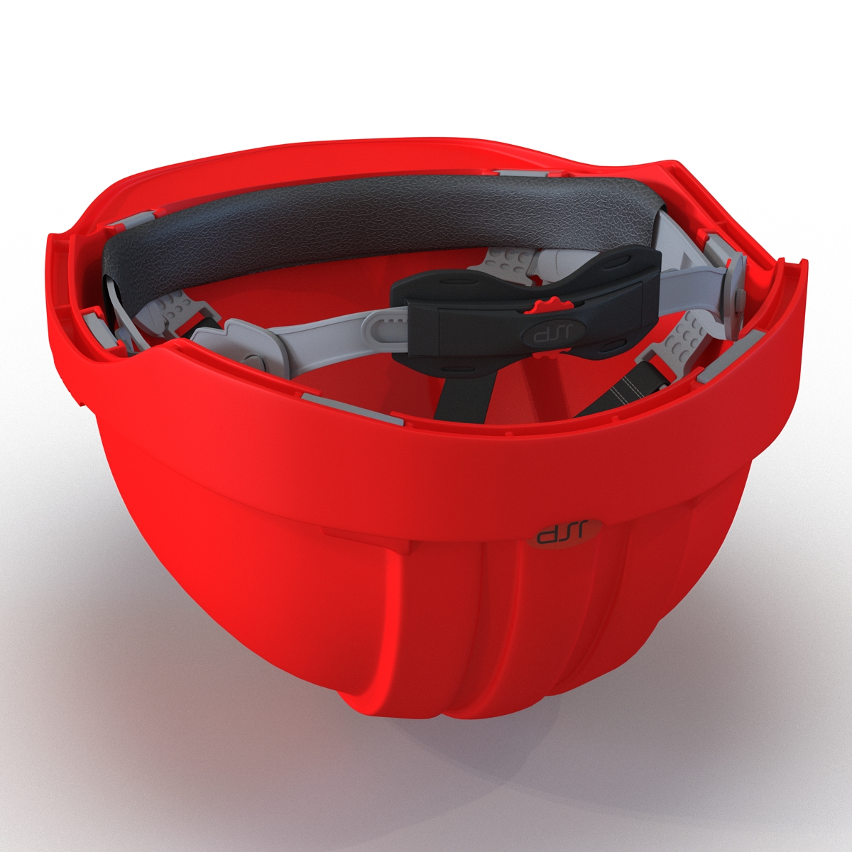 Safety Helmet Red 3D