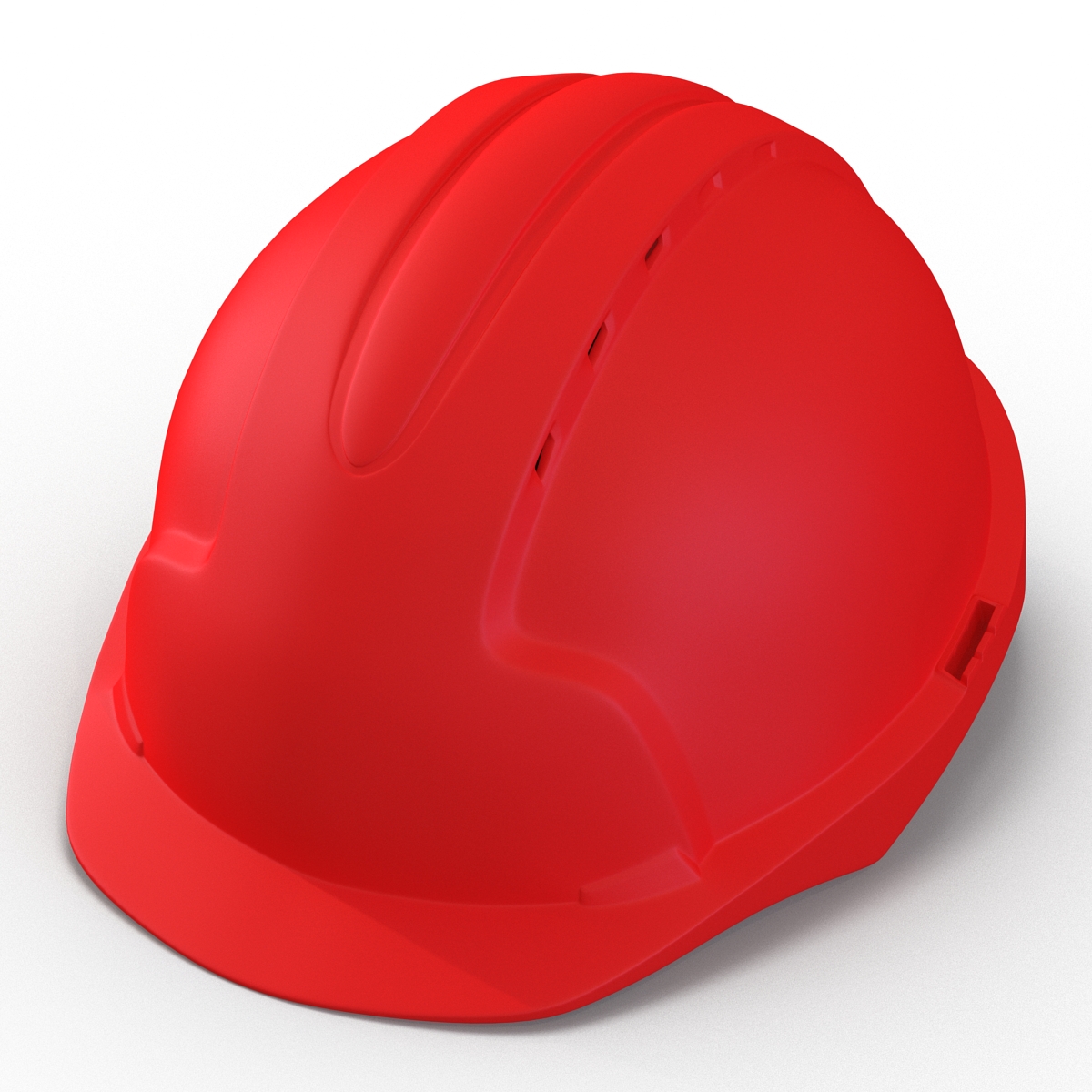 Safety Helmet Red 3D